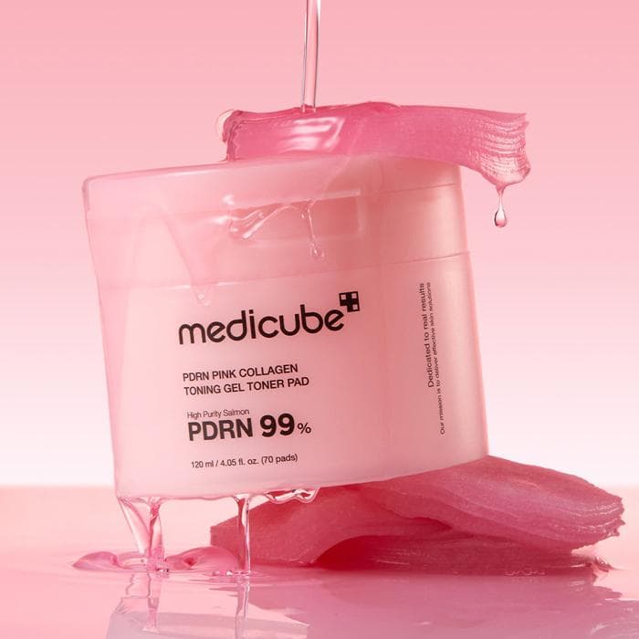 Medicube PDRN Pink Collagen Toning Gel Toner Pad 120ml