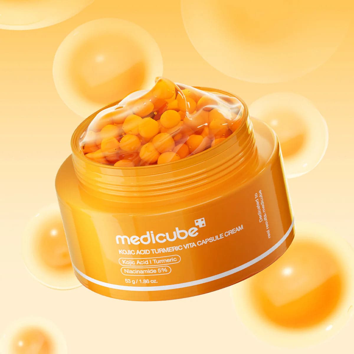 Medicube Capsule Cream with Kojic Acid & Turmeric for Uneven Skin Tone